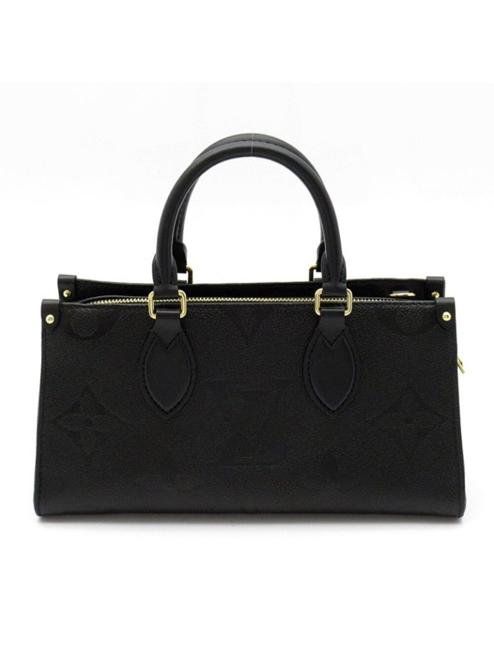 Louis Vuitton on the Go East West Monogram Empreinte Handbag Brown